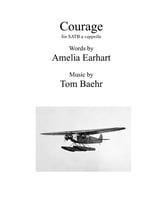 Courage SATB choral sheet music cover